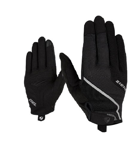 Ziener Long Finger Cycling Glove Clyo ( Gel Padding) black - 1 Pair